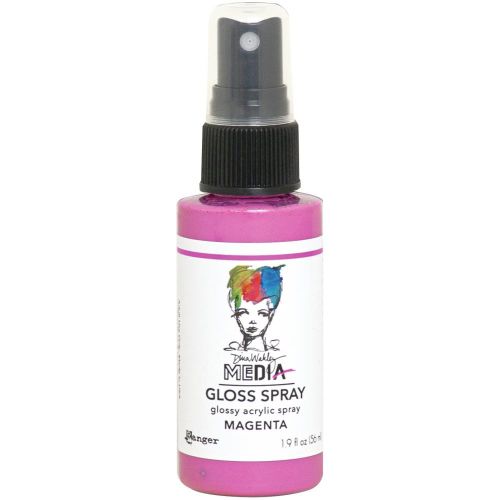 Dina Wakley Media Gloss Sprays 2oz Magenta