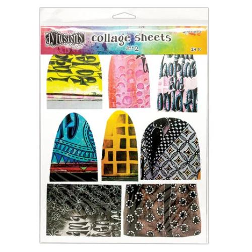 Dylusions Collage Sheets Set 2 (24pcs) (DYA70351)