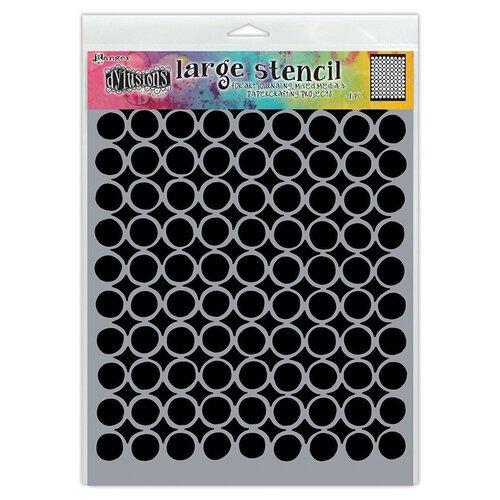 Dylusions Stencil Large - Martha's Mat - Postage as per Actual