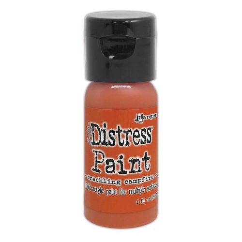 Tim Holtz Distress Paint Flip Top 1oz Crackling Campfire
