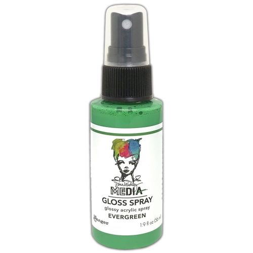 Dina Wakley Media Gloss Sprays 2oz Evergreen