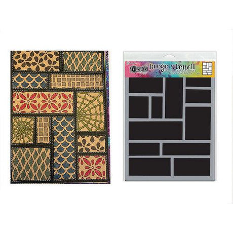 Ranger Ink - Dylusions Stencils - Large - Blocking