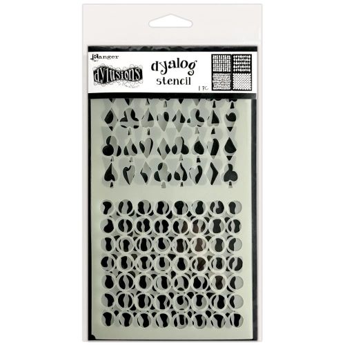 Dyan Reaveley's Dylusions Dyalog Stencil Stencil It Again