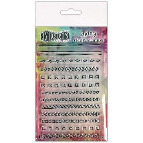 Dyan Reaveley's Dylusions Diddy Stamp Set Mini Doodles
