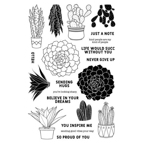 Ranger - Succulents Clear Stamp Set by Simon Hurley create.