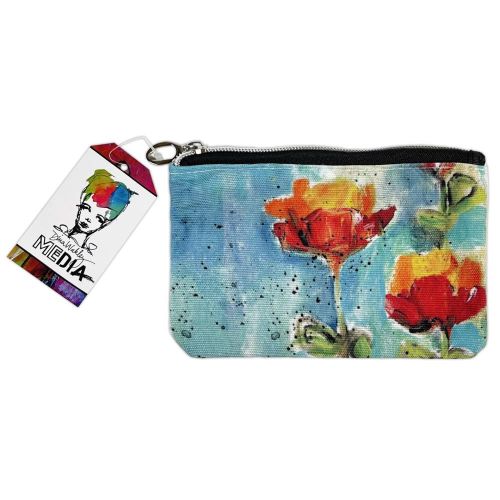 Dina Wakley Media Printed Pouch 4"X7"