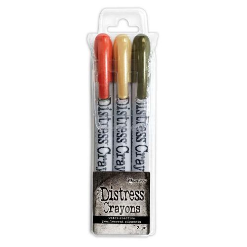 Tim Holtz Distress Crayon Pearl Set Halloween Set #5