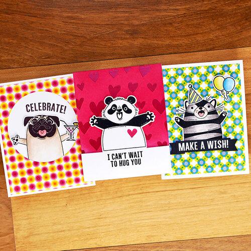 Ranger - Simon Hurley Create. Clear Stamps 6"X9" - Big Hugs - HUR85560