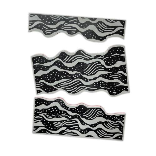 Simon Hurley create. Cling Stamp 6"X6" Saltwater