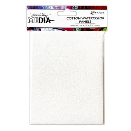 Dina Wakley MEdia Cotton Watercolor Panels-Card
