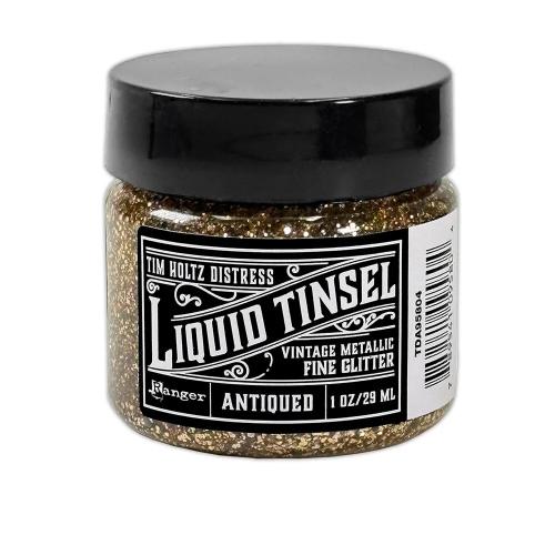 Tim Holtz Distress Liquid Tinsels Fine Antiqued 1 fl oz (TDA95804)