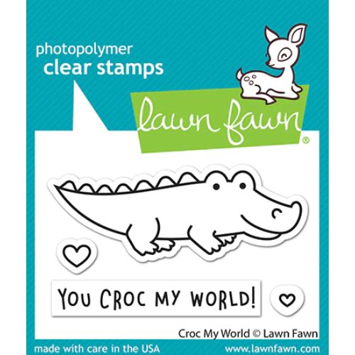 Lawn Fawn - Stamps - Croc My World