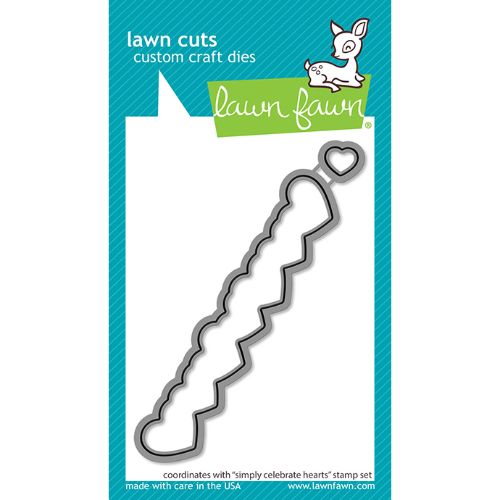 Lawn Fawn - Lawn Cuts - Simply Celebrate Hearts Dies