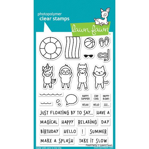 Lawn Fawn - Stamps - Pool Party