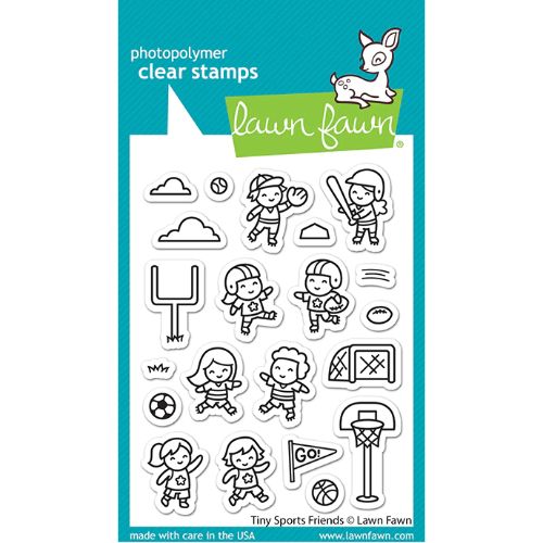 Lawn Fawn - Stamps - Tiny Sports Friends