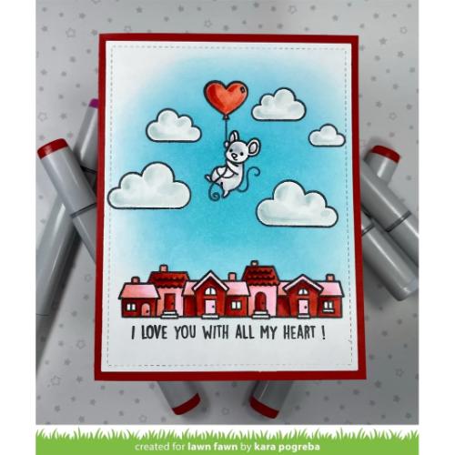 Lawn Fawn - Stamps - All My Heart