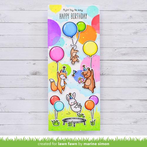 Lawn Fawn - Lawn Clippings - Balloons Stencil