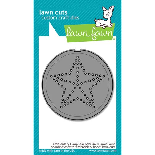 Lawn Fawn - Lawn Cuts - Embroidery Hoop Star Add-On Die