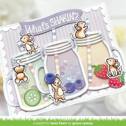 Lawn Fawn - Lawn Cuts - Build-A-Drink Mason JarDies