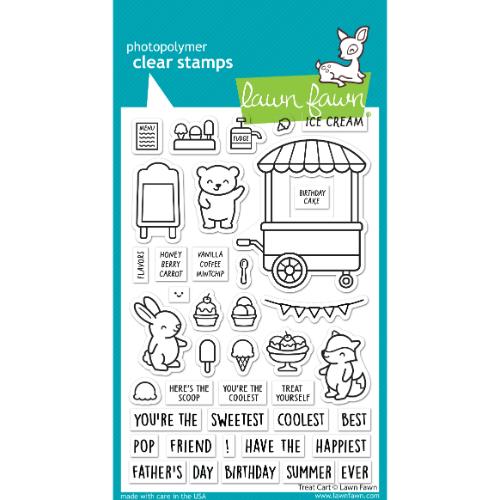 Lawn Fawn - Stamps - Treat Cart