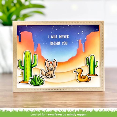 Lawn Fawn - Stamps - Critters in the Desert