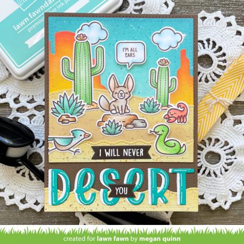 Lawn Fawn - Stamps - Critters in the Desert