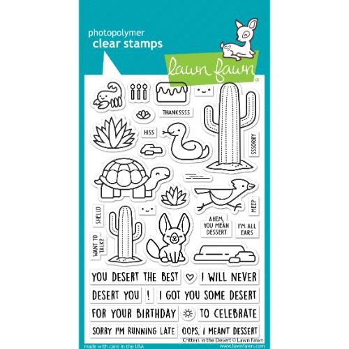 Lawn Fawn - Stamps - Critters in the Desert