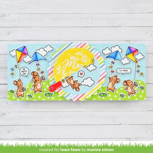 Lawn Fawn - Stamps - Whoosh, Kites!