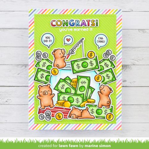 Lawn Fawn - Stamps - How You Bean? Money Add-On