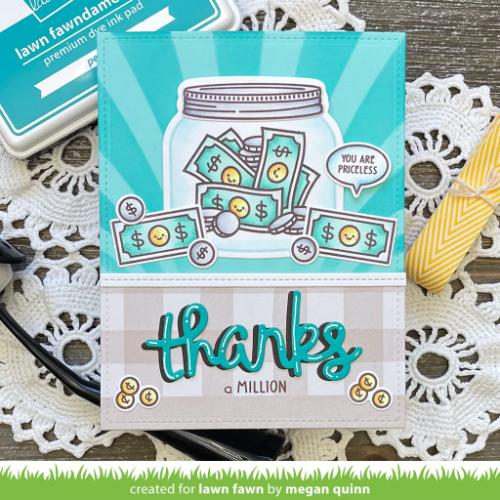 Lawn Fawn - Stamps - How You Bean? Money Add-On