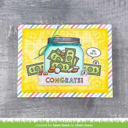 Lawn Fawn - Stamps - How You Bean? Money Add-On