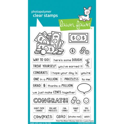 Lawn Fawn - Stamps - How You Bean? Money Add-On