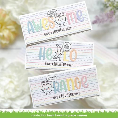 Lawn Fawn - Stamps - Fruitful Friends
