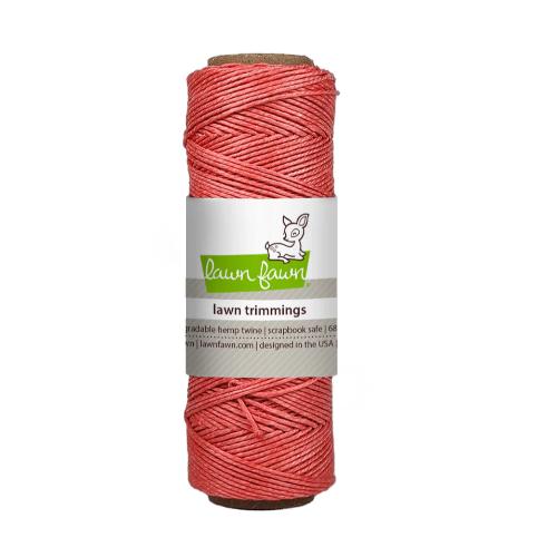 Lawn Fawn - Lawn Trimmings - Coral Hemp Twine