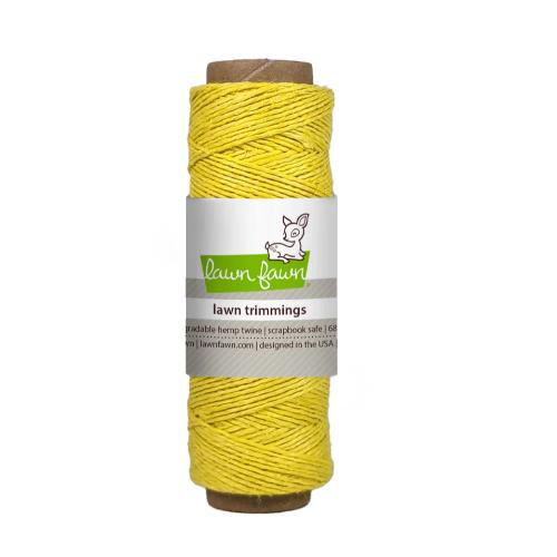Lawn Fawn - Lawn Trimmings - Yellow Hemp Twine