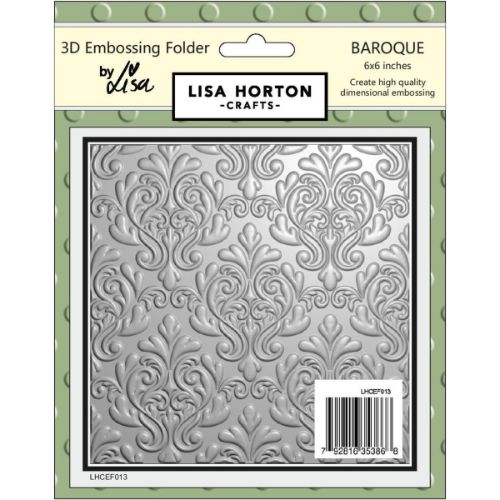 Lisa Horton - Baroque 6x6 3D Embossing Folder