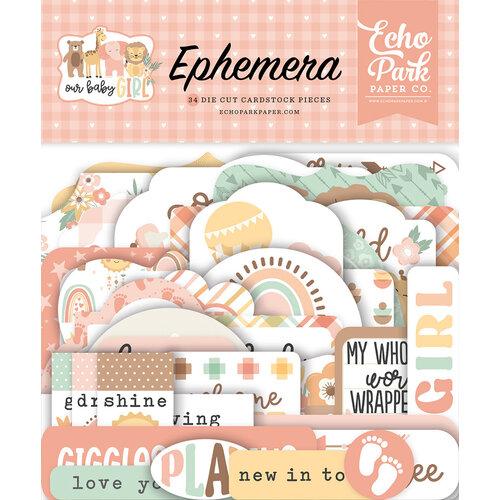 Echo Park Paper - Our Baby Girl Ephemera