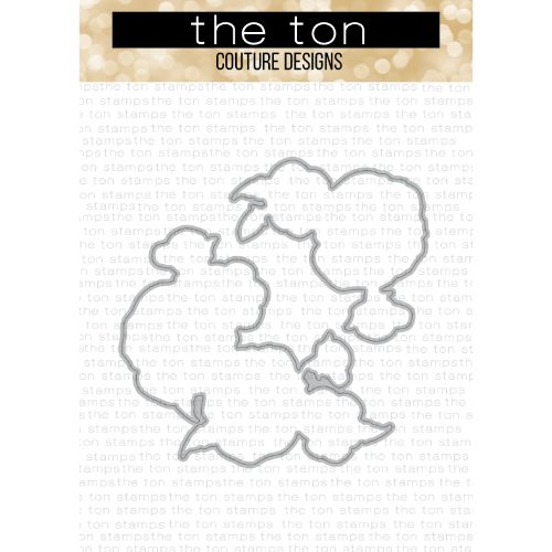 The Ton Stamps - Bright Pansies Clusters Coordinating Dies