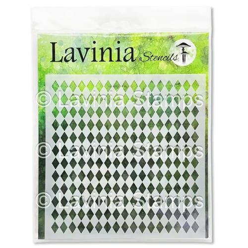 Lavinia Stamps - Diamond Chequerboard - Lavinia Stencils