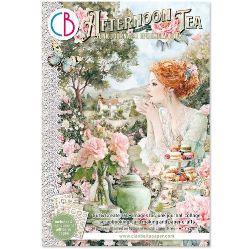 Ciao Bella Afternoon Tea A4 Junk Journal Ephemera Book (32pcs) (CBB020)