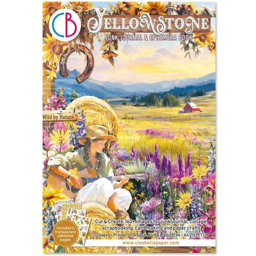 Ciao Bella Yellowstone A4 Junk Journal Ephemera Book (32pcs) (CBB022)