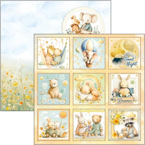 Ciao Bella Lunibloom 12x12 Inch Patterns Pad (8pcs) (CBT093) - Postage as per Actual