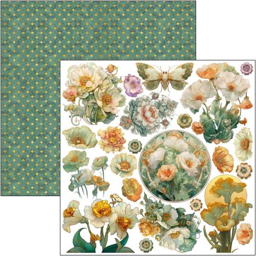 Ciao Bella Artemis 12x12 Inch Paper Pad (12pcs) (CBPM094) - Postage as per Actual
