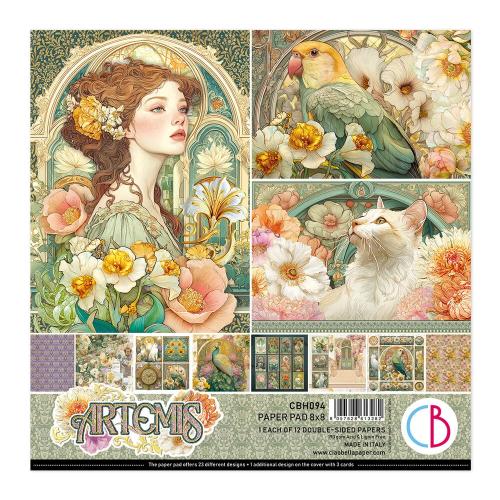 Ciao Bella Artemis Pad 8x8 Inch Paper Pad (12pcs) (CBH094)