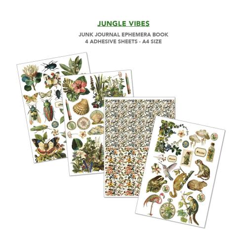 Ciao Bella Jungle Vibes A4 Junk Journal Ephemera Book (32pcs) (CBB026)