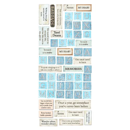 Ciao Bella Eastern Journey Transparent Adhesive Sheets (5pcs) (CBI015)