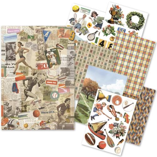 Ciao Bella Sports Days A5 Rice Paper Mixed (8pcs) (CBRS039)