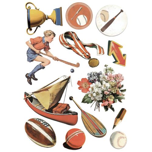 Ciao Bella Sports Days A5 Rice Paper Mixed (8pcs) (CBRS039)