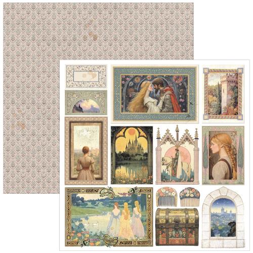Ciao Bella Courtly Love 12x12 Inch Patterns Pad (8pcs) (CBT097) - Postage as per Actual