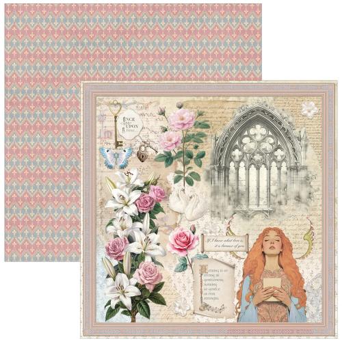 Ciao Bella Courtly Love 8x8 Inch Paper Pad (12pcs) (CBH097)